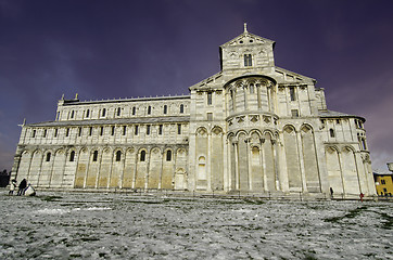 Image showing Duomo in Piazza dei Miracoli, Pisa