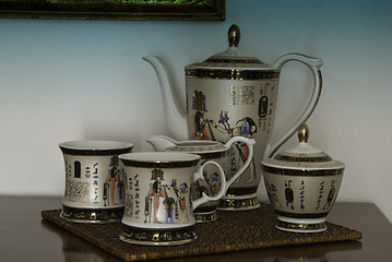Image showing Cups of Tea decorated