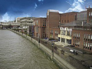 Image showing London Architecture along Thames River