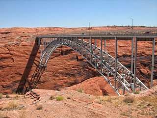 Image showing Glen Canyon Dam near Lake Powell