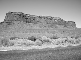 Image showing Summer in the Monument Valley