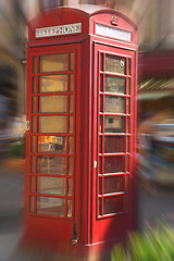 Image showing English telephone box