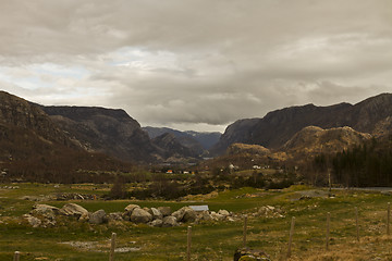 Image showing rural grasslands in norway