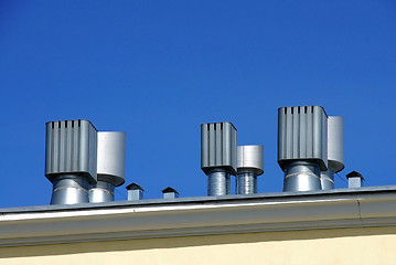 Image showing Rooftop vents