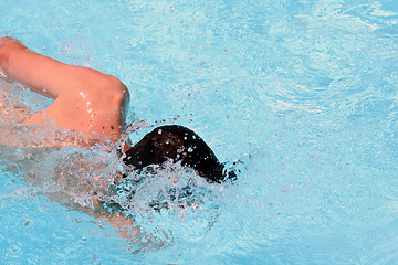 Image showing man swimming