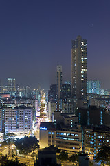 Image showing Modern city at night