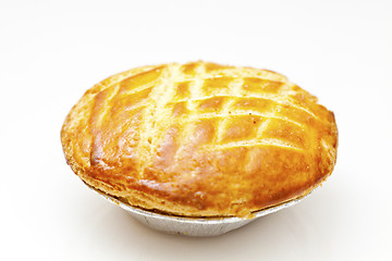 Image showing Chicken pie isolated on white background