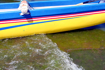 Image showing pirogue on water