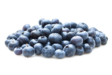Image showing Blueberries isolated on white background