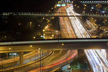 Image showing Traffic in city highway