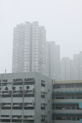 Image showing Thunderstorm in Hong Kong downtown