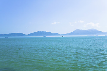 Image showing Coast landscape in Hong Kong