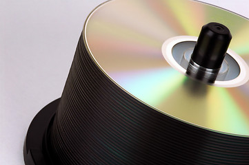 Image showing DVD 50-pack, close-up