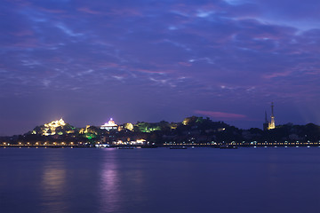 Image showing Xiamen Gulangyu Island at sunset in China
