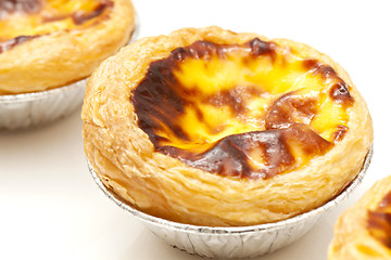 Image showing Portuguese egg tarts