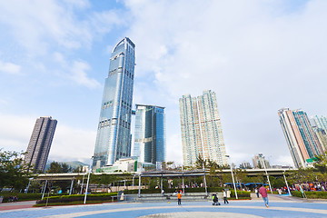 Image showing Skyline in Hong Kong at day