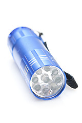 Image showing Blue torch on white background