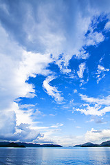 Image showing Landscape along the coast in Hong Kong