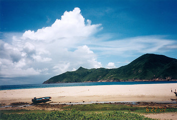 Image showing Hong Kong beach paradise in old day 