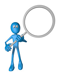 Image showing magnifying glass