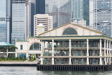Image showing Central Pier in Hong Kong