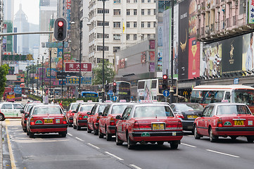 Image showing Hong Kong Taxis