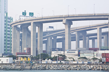 Image showing Freeway and highway in Hong Kong