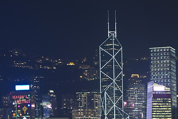 Image showing Hong Kong at night