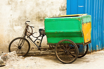 Image showing Bicycle on street