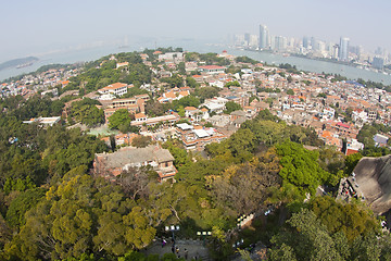 Image showing View from Gulangyu Island, Xiamen, China.
