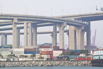 Image showing Freeway and highway in Hong Kong