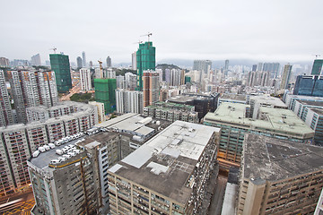 Image showing Hong Kong downtown at morning