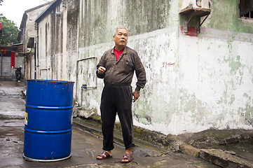 Image showing A male villager in China