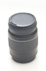 Image showing Standard zoom lens isolated on white background