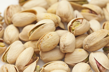 Image showing Shelled pistachio isolated on white background