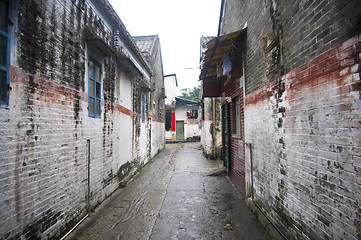 Image showing Alley in Chinese village