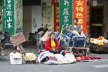 Image showing Chinese hawker in Xiamen, China