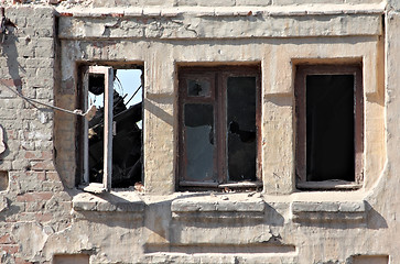 Image showing Some broken windows