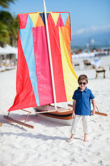 Image showing Boy on vacation