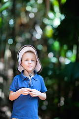 Image showing Boy at forest