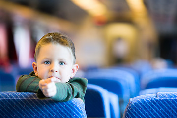 Image showing Traveling by Train