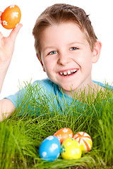 Image showing Easter egg hunt