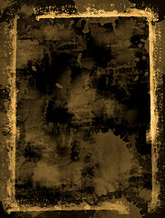 Image showing Grunge border and background