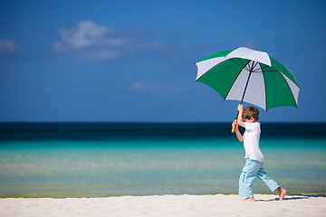 Image showing Boy on vacation