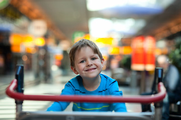 Image showing Boy at airport