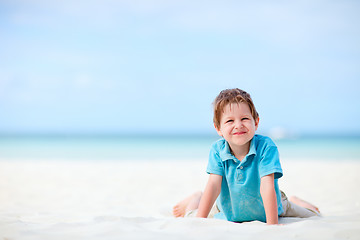 Image showing Boy on vacation