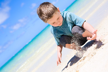 Image showing Child on Vacation