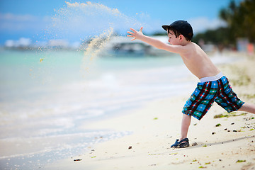 Image showing Boy on vacation