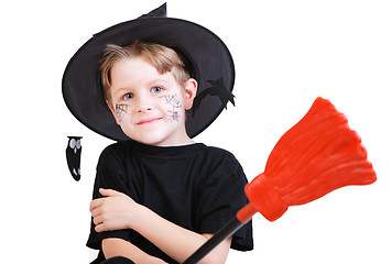 Image showing Boy in Halloween costume