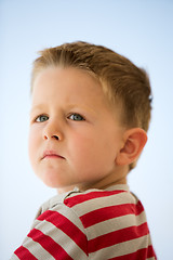 Image showing Unhappy boy